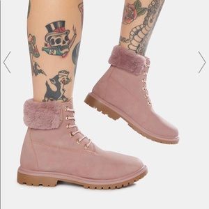 Stomp the Town Lace-Up Boots